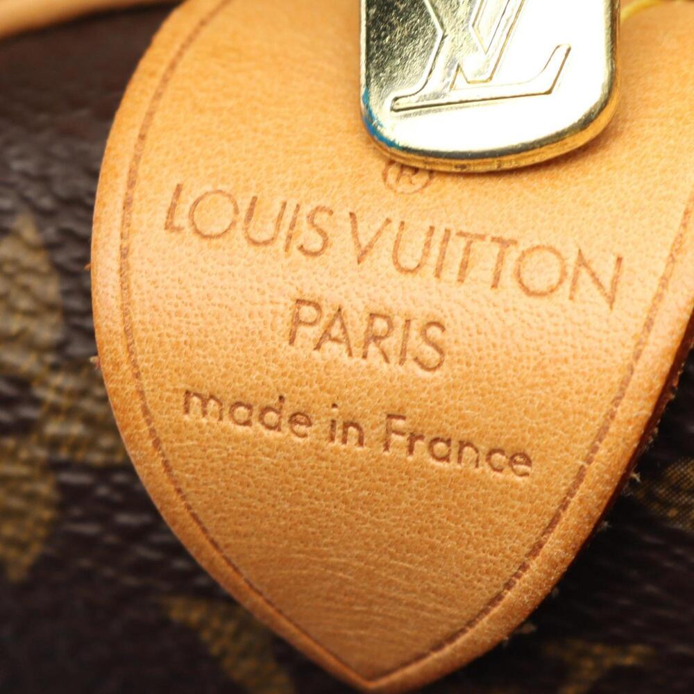 LOUIS VUITTON Brown Monogram Leather Keepall 60 Boston Bag - Picture 4 of 10